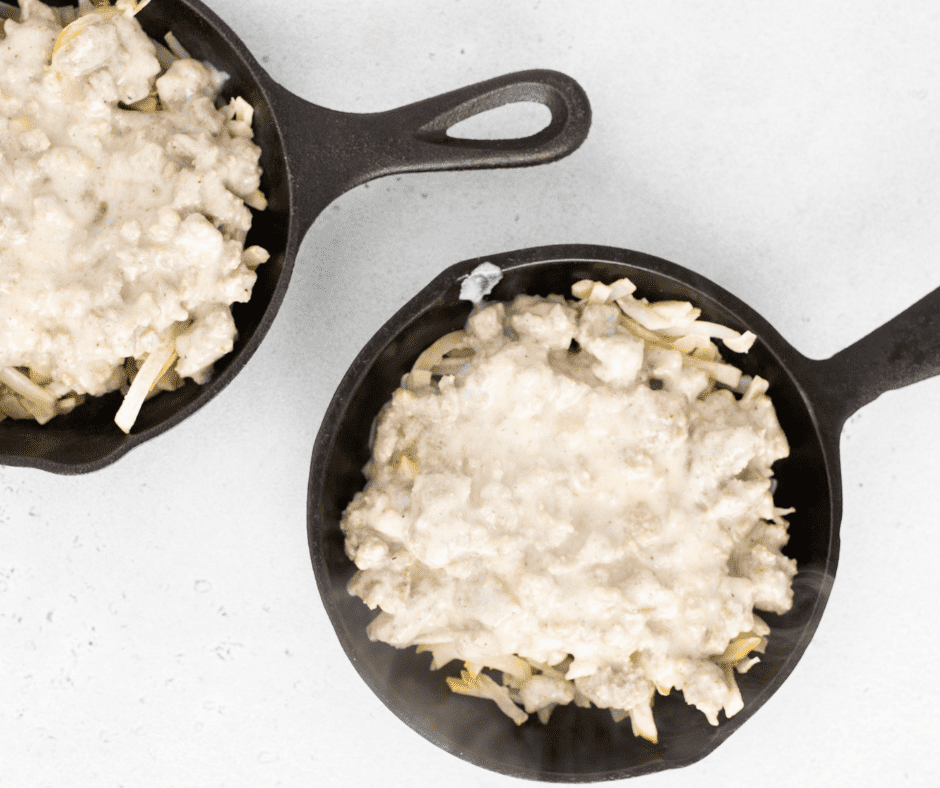 How To Cook Sausage Gravy Breakfast Skillet In The Air Fryer