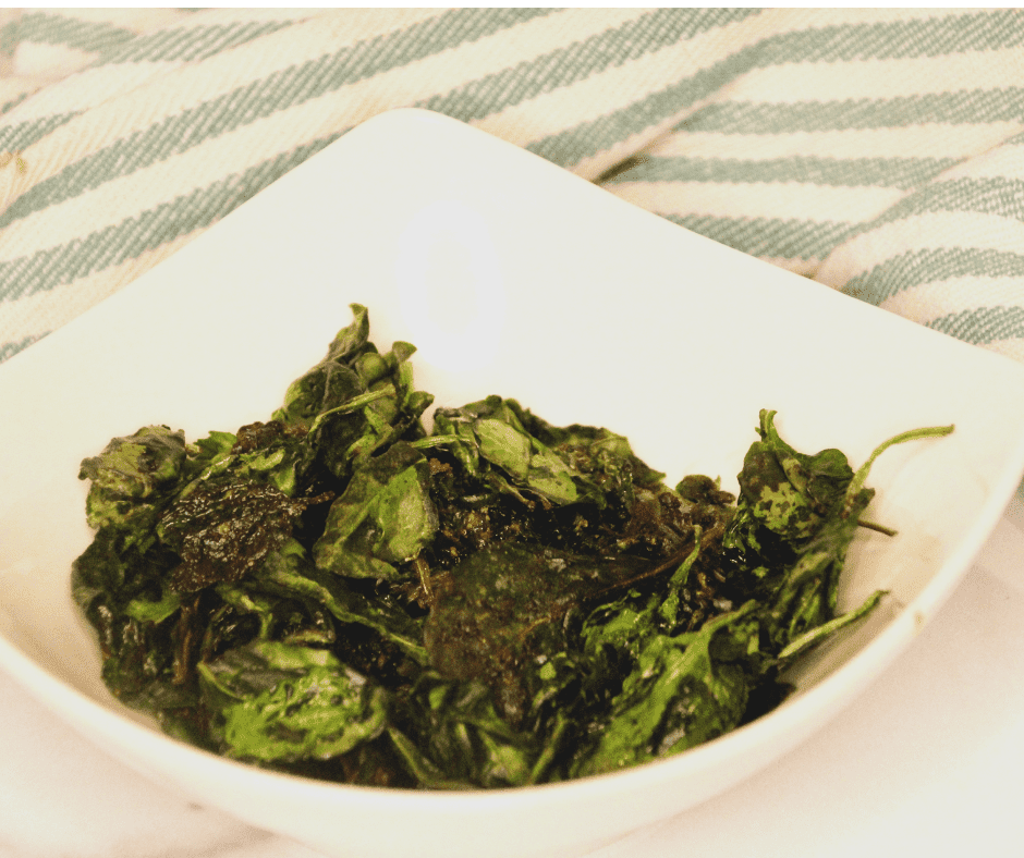 Air Fryer Spinach Chips