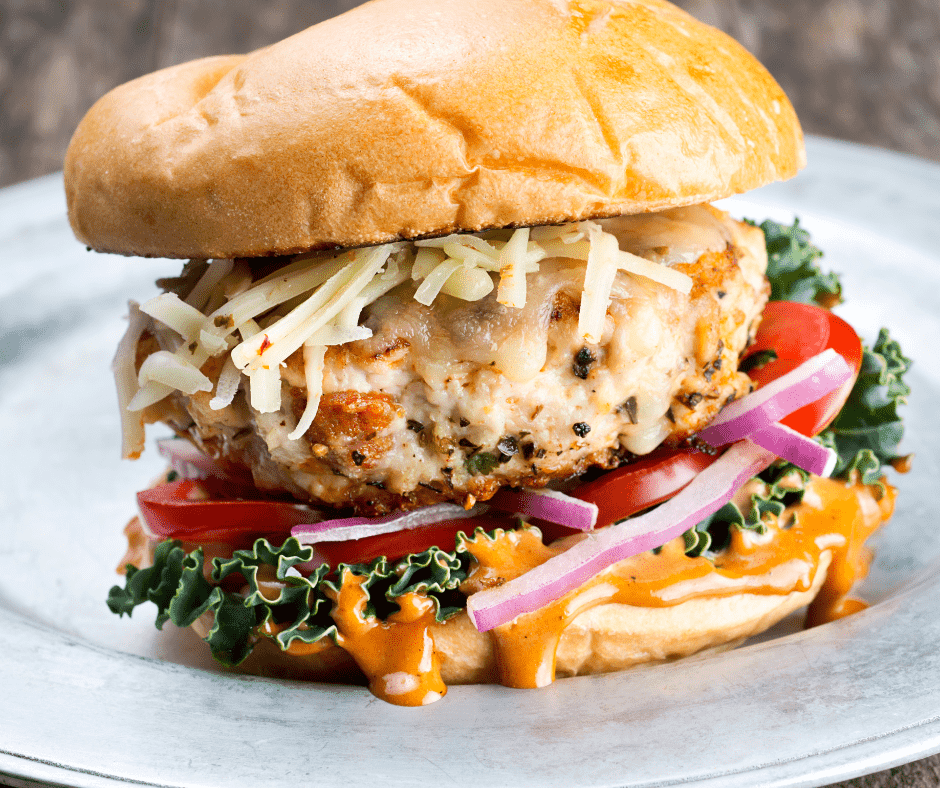 Air Fryer Turkey Burgers