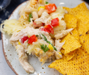 Air Fryer White Chicken Chili Dip