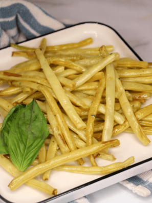 Air Fryer Yellow Wax Beans