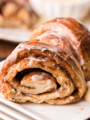 Air Fryer Cinnamon Roll Braid
