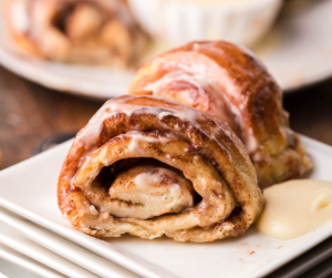 Air Fryer Cinnamon Roll Braid
