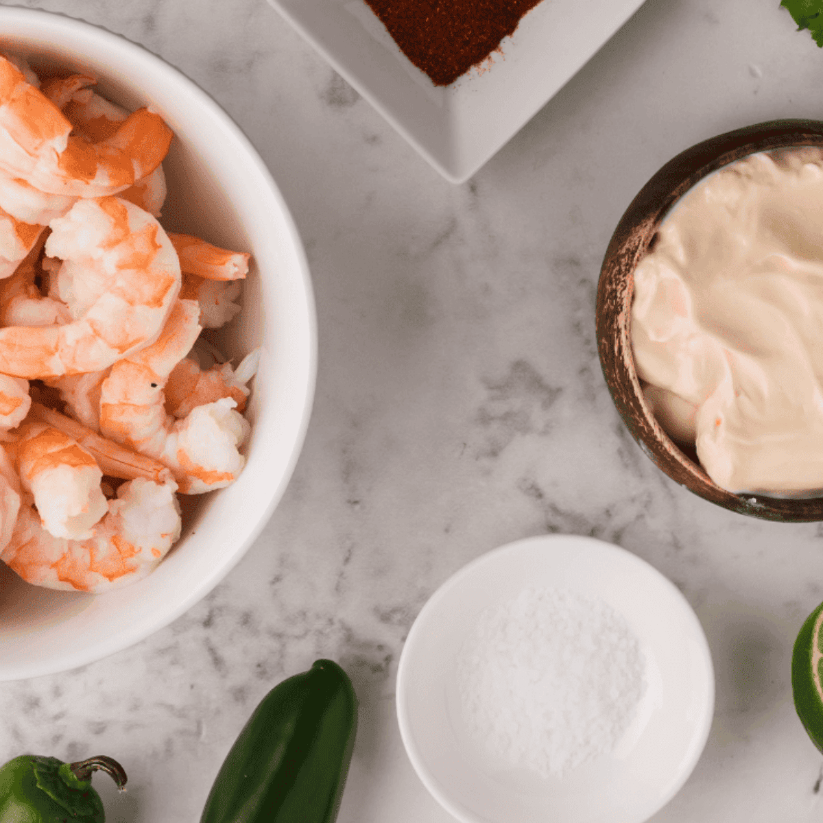 Whataburger Jalapeno Ranch Sauce Ingredients on kitchen table.