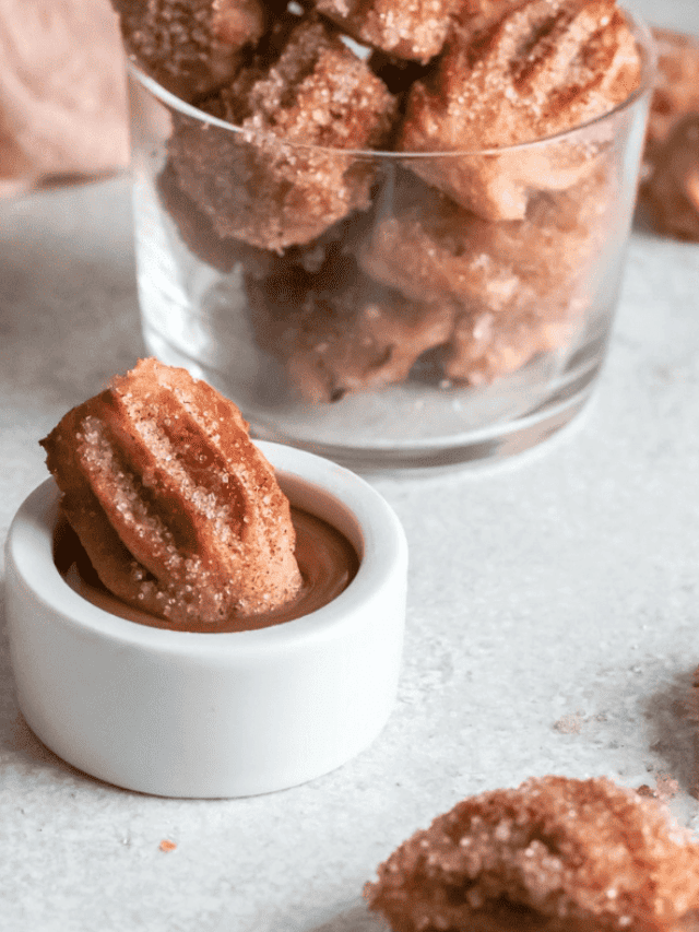 Air Fryer Apple Churro Bites
