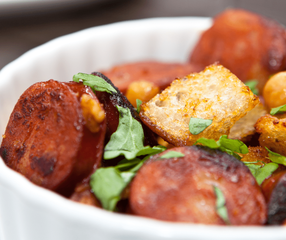 Air Fryer Andouille Sausage