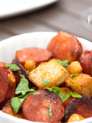 Air Fryer Andouille Sausage