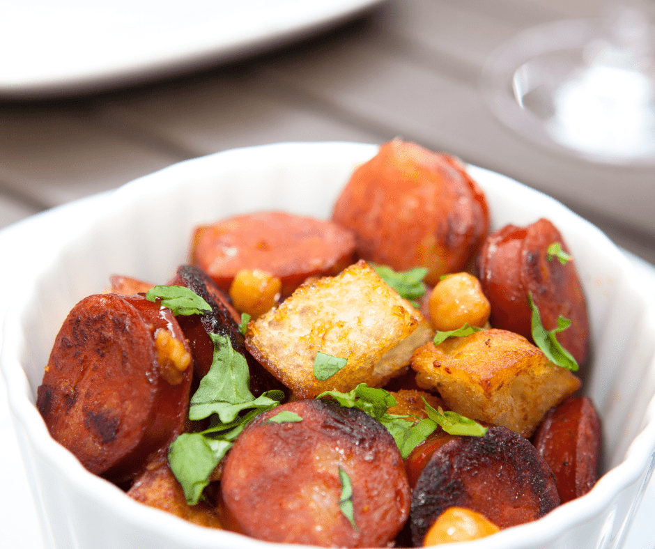 Air Fryer Andouille Sausage