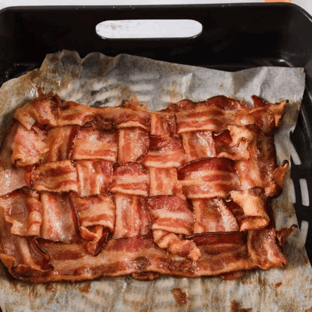 Air Fryer Bacon Weave