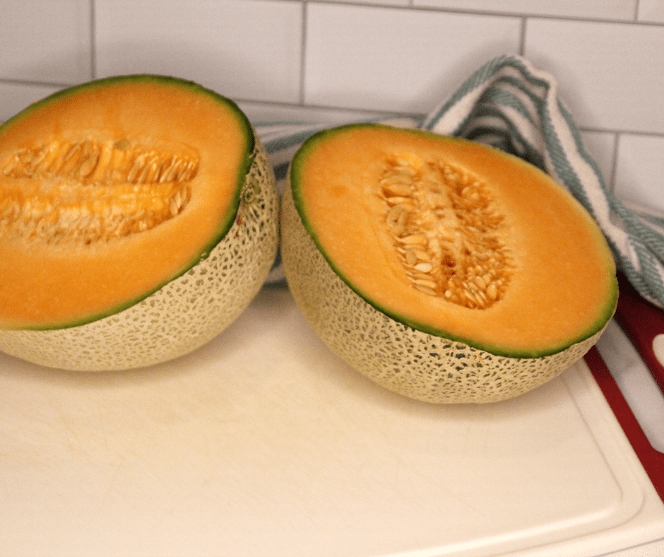 Air Fryer Cantaloupe
