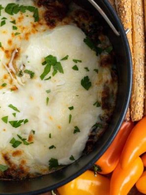 Air-Fryer-Cheesy-Bacon-Spinach-Dip