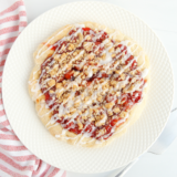 Air Fryer Cherry Dessert Pizza