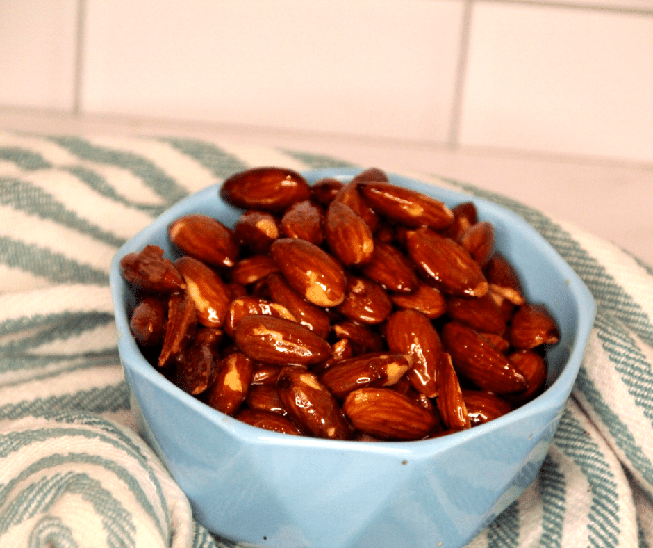Air Fryer Honey Roasted Almonds