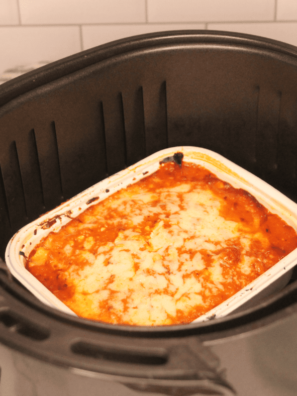 Air Fryer Frozen Lasagna