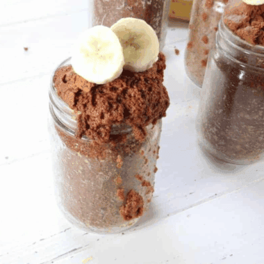 Air Fryer Mason Jar Banana Bread