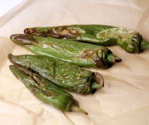 Air Fryer Roasted Hatch Peppers