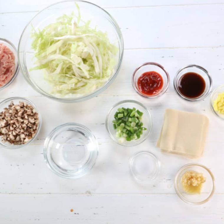 Embark on a culinary adventure and create delicious, crispy Air Fryer Homemade Pot Stickers right in your kitchen. This recipe brings together a harmonious blend of fresh ingredients, each adding its unique flavor and texture, making these pot stickers a surefire hit for any occasion. Let's explore the key components needed for this delightful dish: