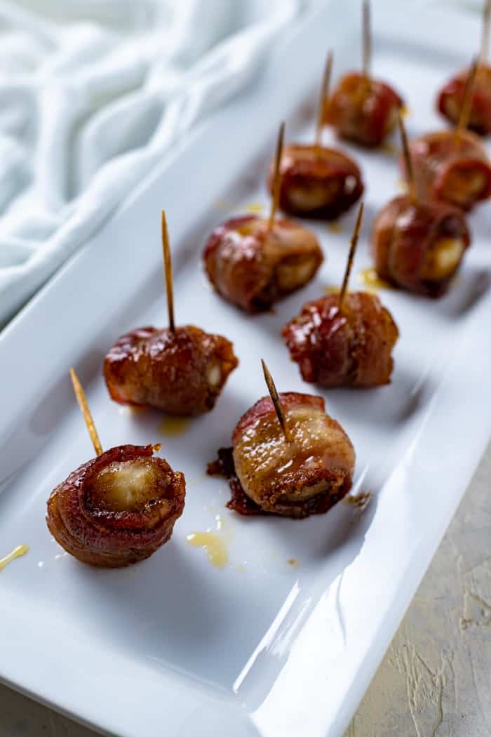 Air Fryer Bacon Wrapped Water Chestnuts