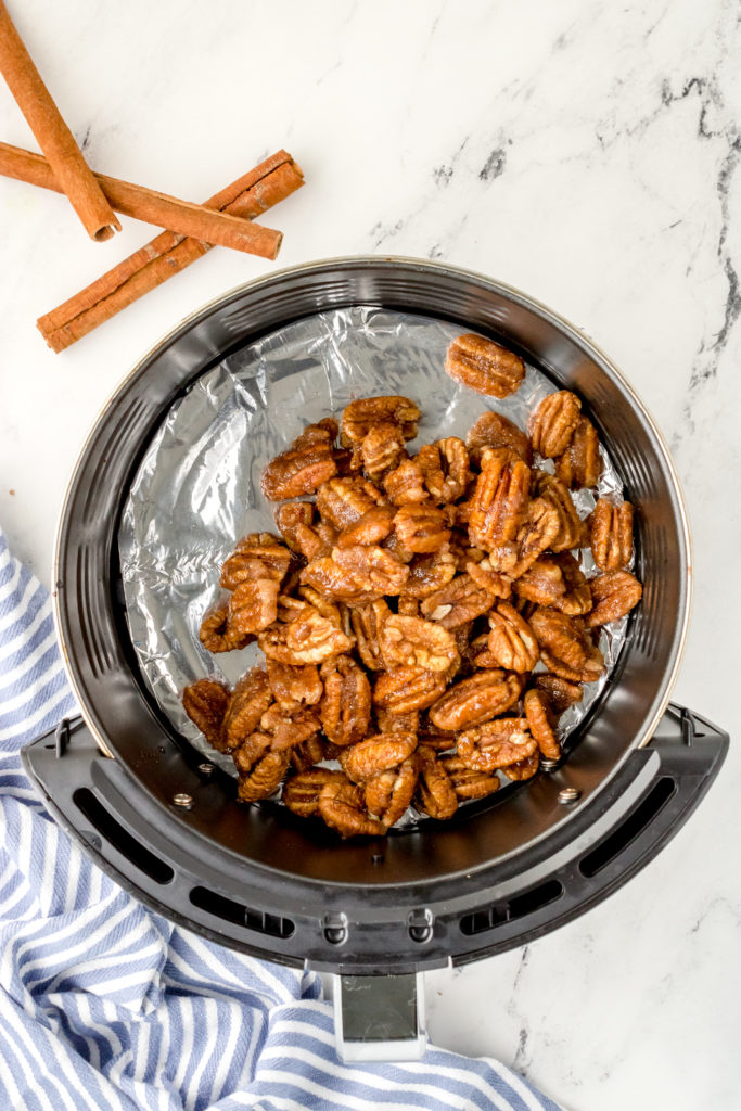 How To Cook Air Fried Pumpkin Spice Pecans