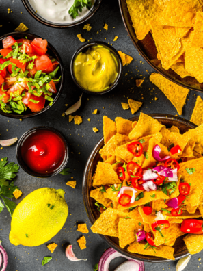 Air Fryer Taco-Spiced Tortilla Chips