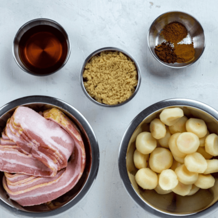 Air Fryer Bacon Wrapped Water Chestnuts