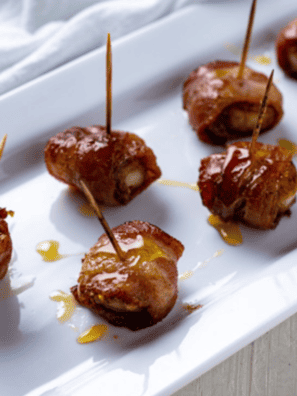 Air Fryer Bacon Wrapped Water Chestnuts