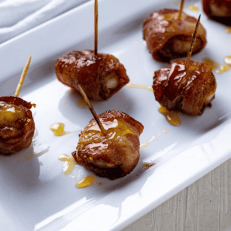 Air Fryer Bacon Wrapped Water Chestnuts