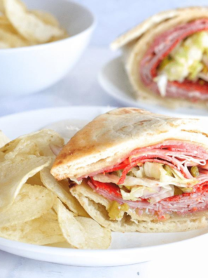 Air Fryer Flatbread Sandwich