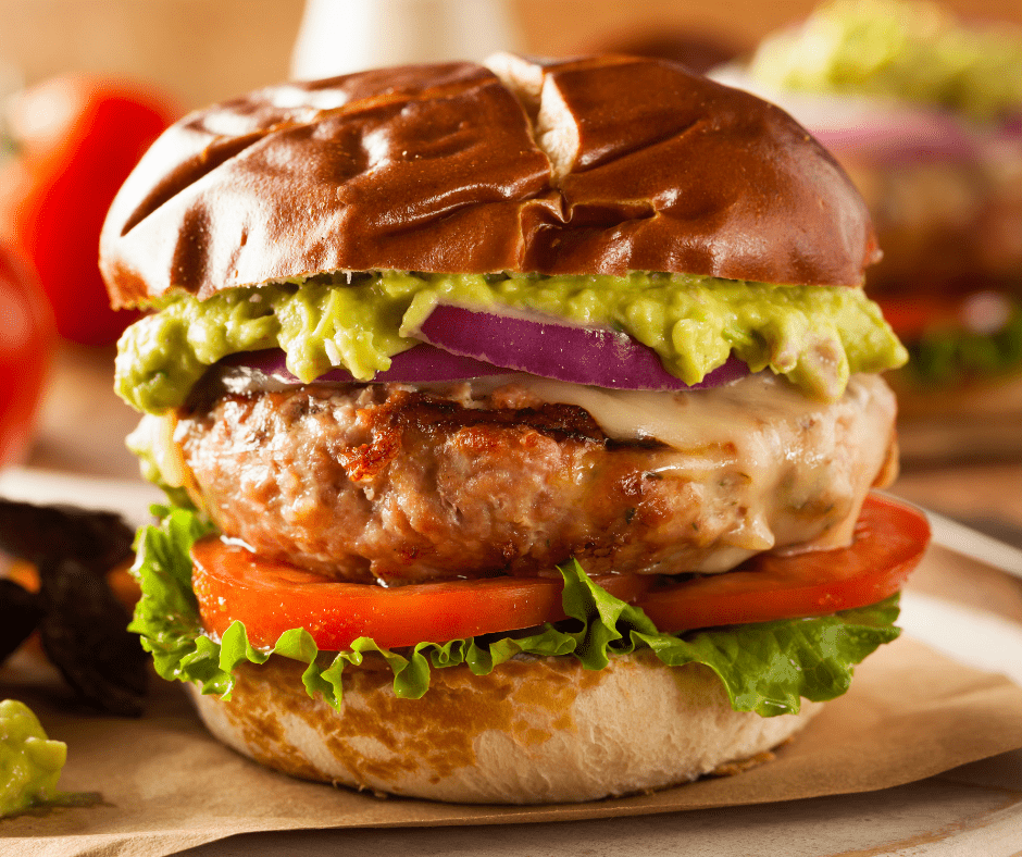Air Fryer Frozen Turkey Burgers