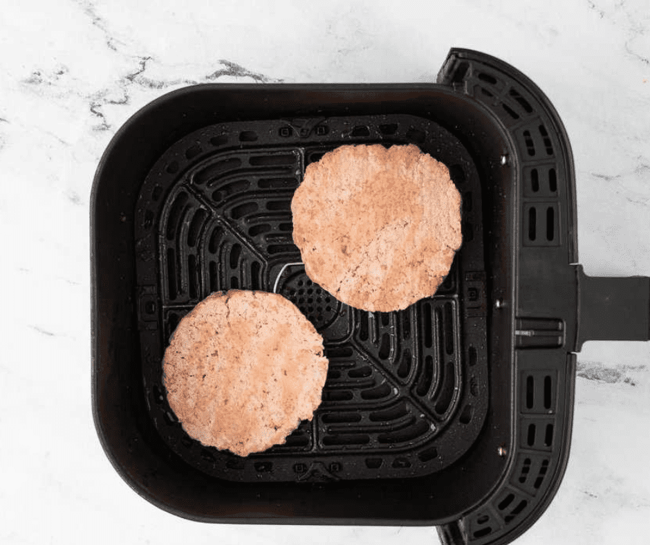 Air Fryer Frozen Turkey Burgers