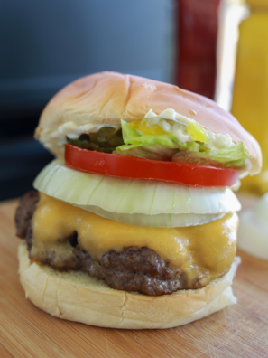 : Cook frozen hamburgers on the Blackstone griddle in 15 minutes — no thawing. The dome trick locks in juice at 400°F. Step-by-step with temps & times.