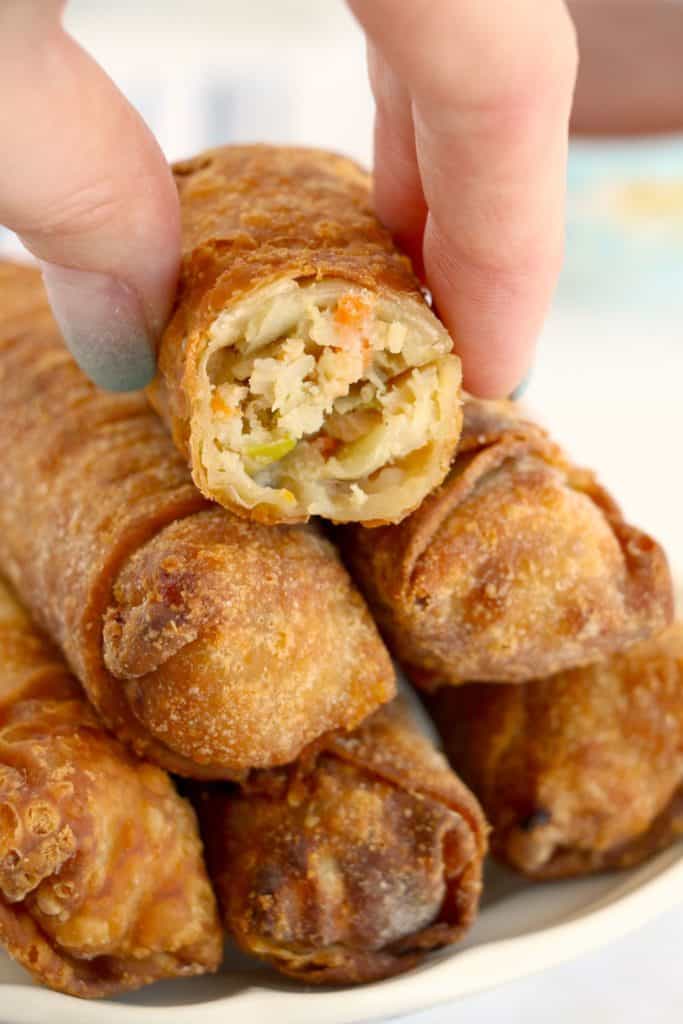 AIR FRYER FROZEN egg rolls
