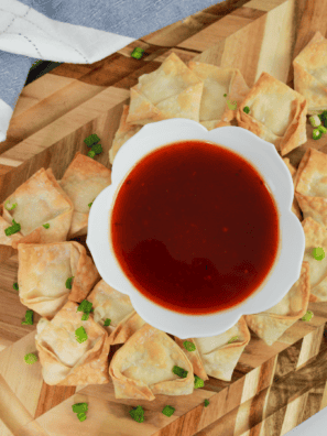 Air Fryer Cream Cheese Rangoon