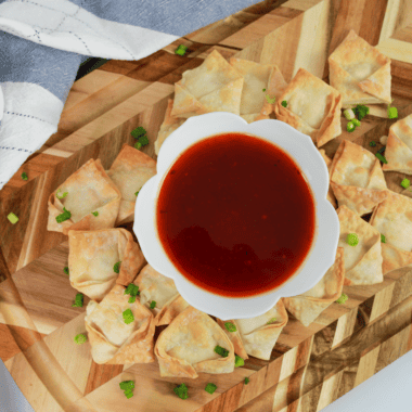 Air Fryer Cream Cheese Rangoon