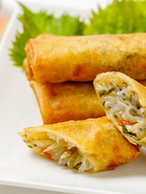 reheat spring rolls in air fryer