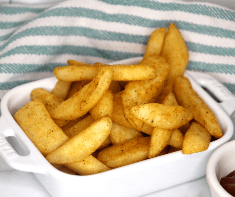 Red Robin Steak Fries Air Fryer on Plate