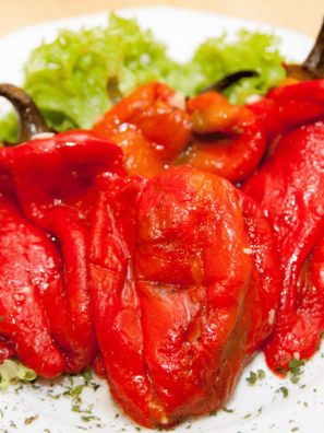 Air Fryer Roasted Red Peppers