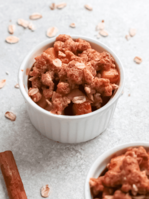 Air Fryer Apple Cranberry Crisp