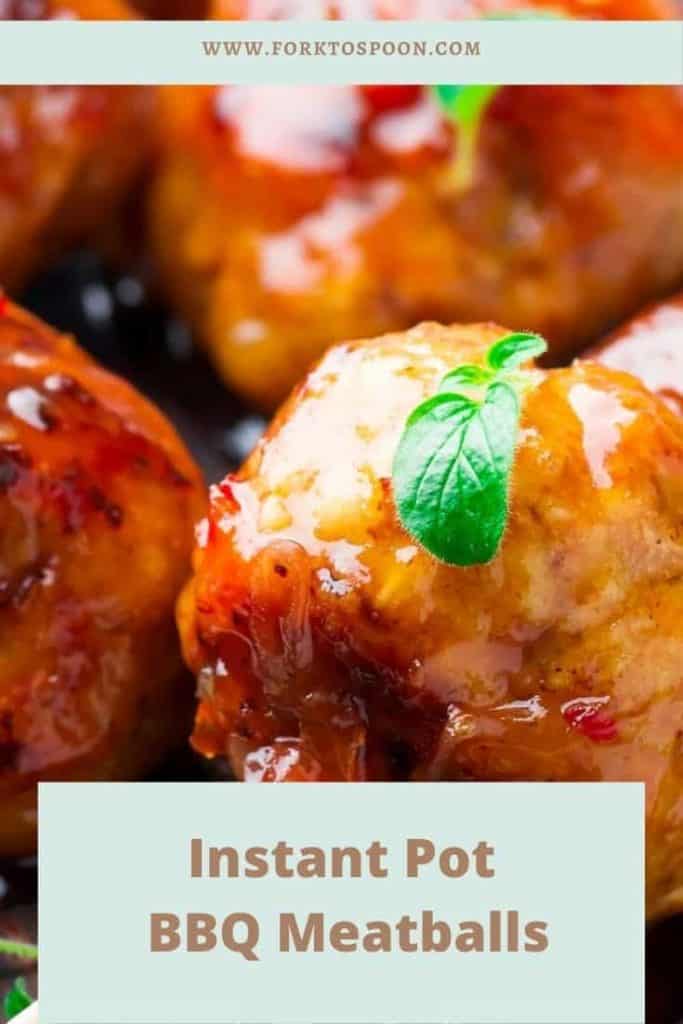 Instant Pot BBQ Meatballs