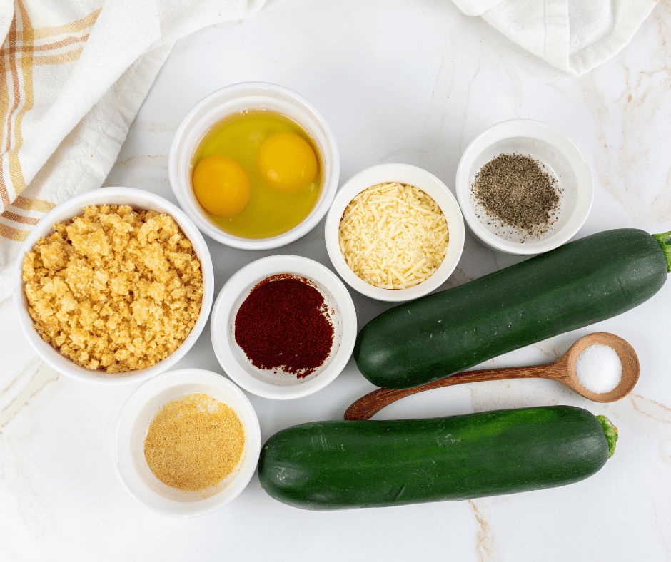 Ingredients Needed For Keto Air Fryer Zucchini Fries