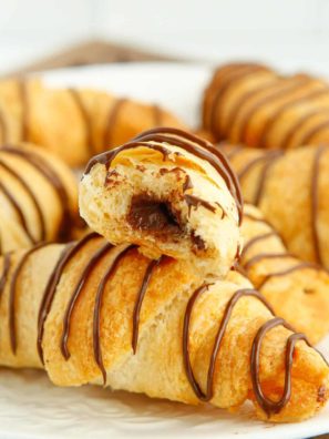 Peanut Butter and Chocolate Croissants
