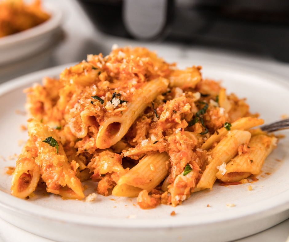 Air Fryer Chicken Parmesan Casserole
