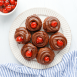 Air Fryer Chocolate Cherry Cupcakes