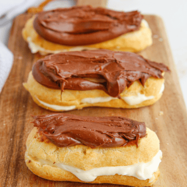 Air Fryer Eclairs