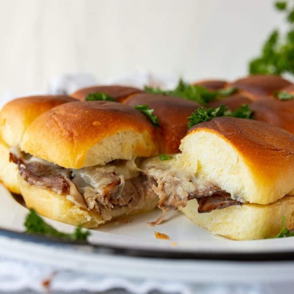 Air Fryer Italian Beef Sliders