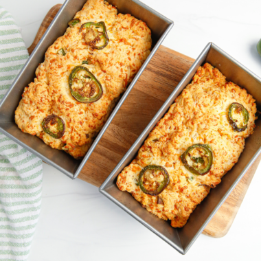 Air Fryer Jalapeno Cheddar Quick Bread