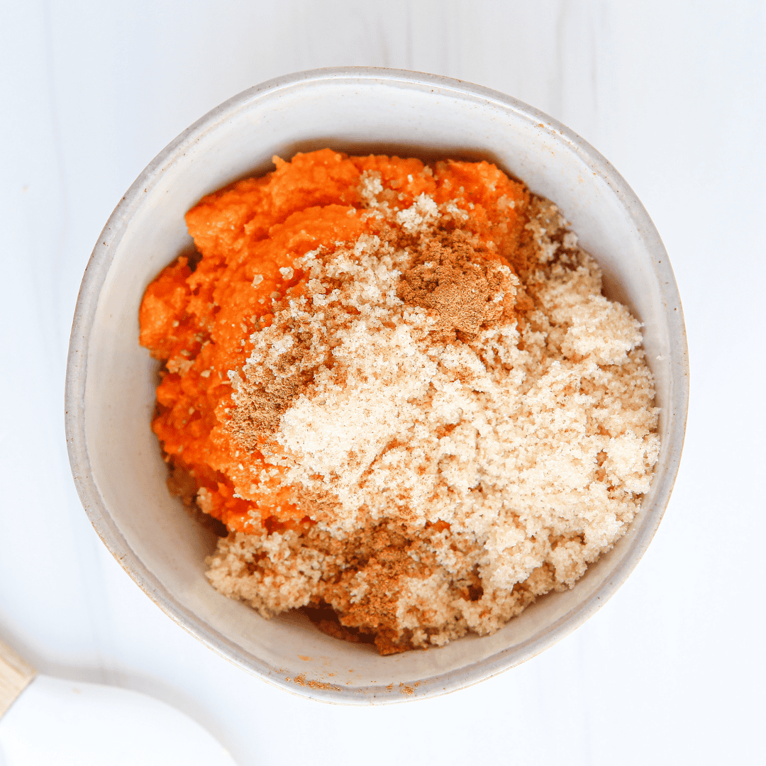 "Filling pumpkin mixture into pastry dough for pop-tarts"