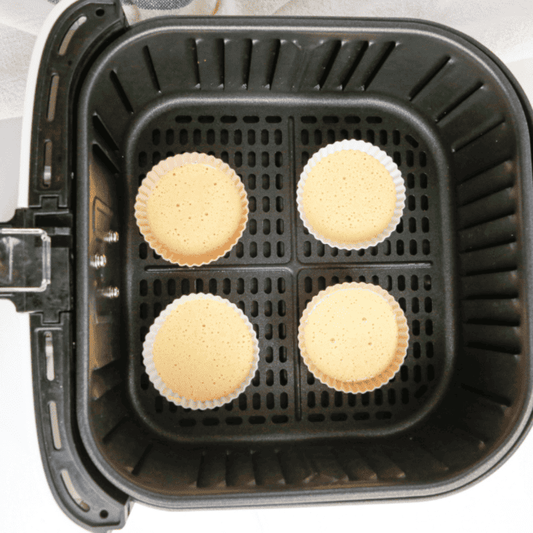 Air Fryer Tres Leches Cupcakes