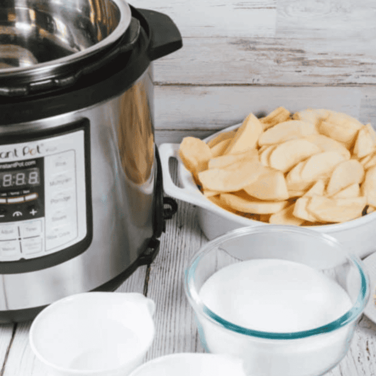 Peeling, coring, and slicing apples for Cracker Barrel apple butter, using a mix of tart and sweet varieties