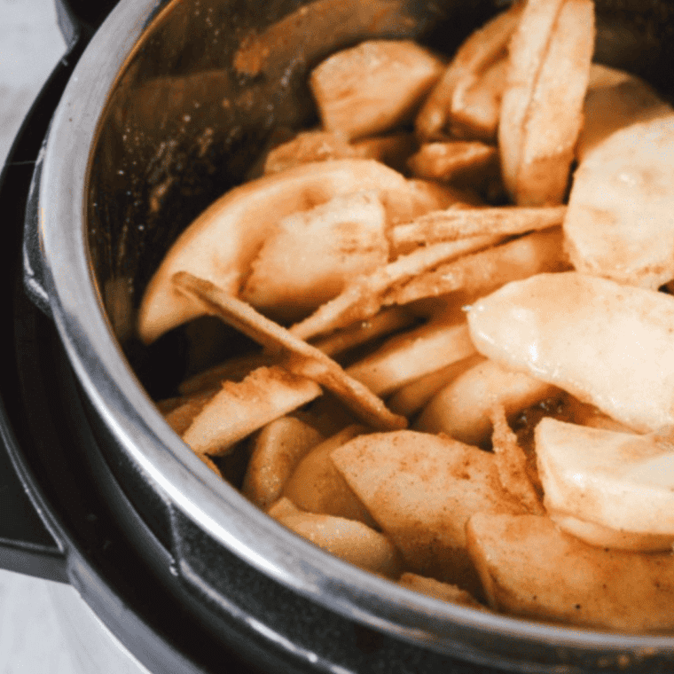 Sealing the pressure cooker lid and setting it to high pressure for cooking.